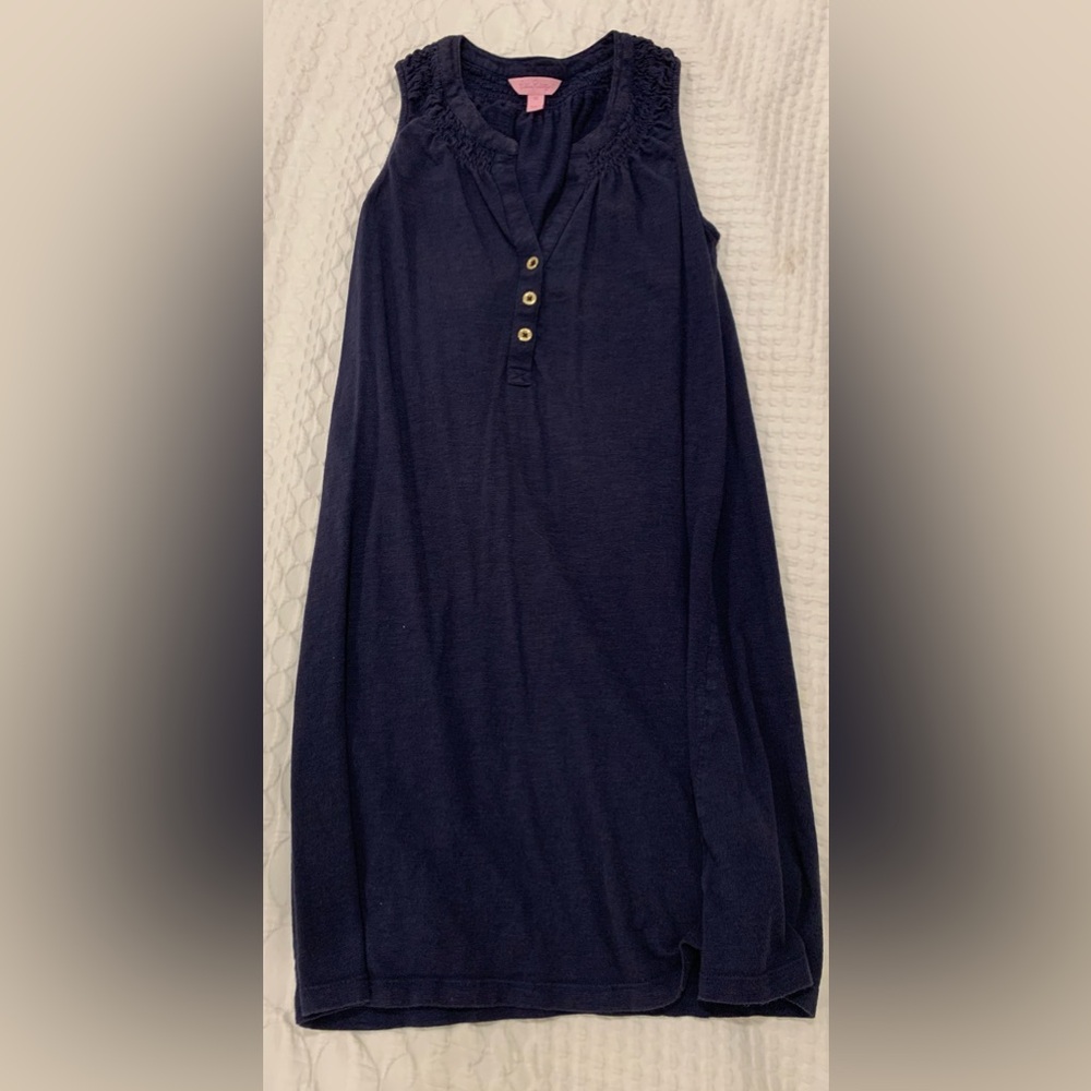 Lilly Pulitzer Blue Knee-Length Sleeveless Sundress